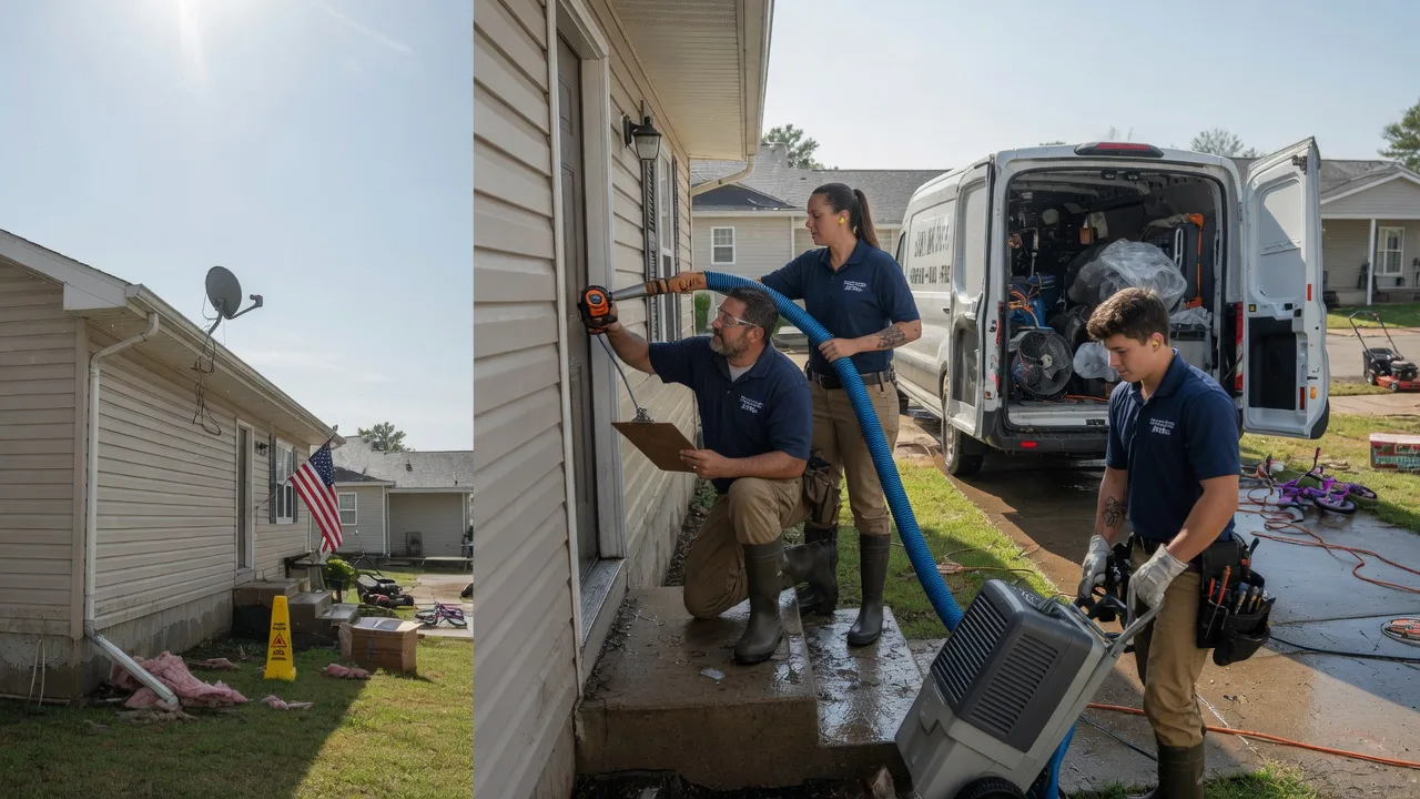 Ceiling Water Damage Restoration in Tolono, IL near me
